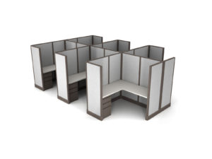 Buy new 5x5 6pack cluster by KUL at Office Furniture Outlet - Orlando